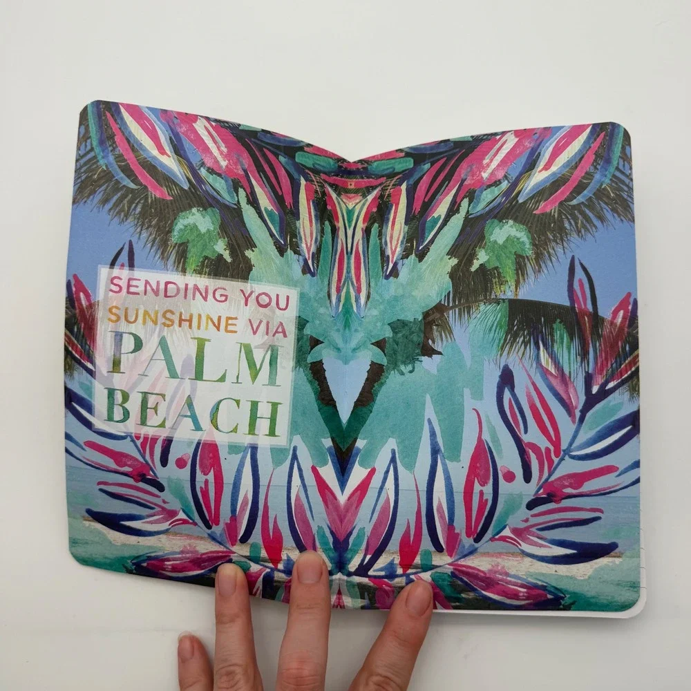 Lilly Pulitzer Floral Coral Tropical Lined Notebook Journal Multicolor Preppy